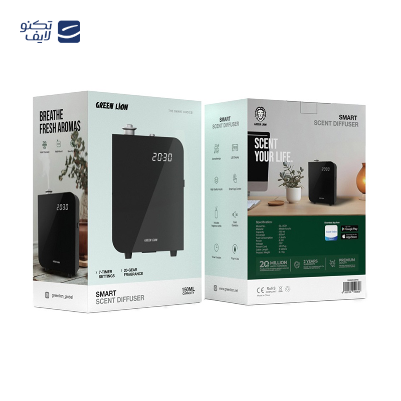 gallery-دستگاه خوشبوکننده هوا گرین لاین مدل Smart Scent Pro GNSMTFR150BK copy.png gallery-دستگاه خوشبوکننده هوا گرین لاین مدل Smart Scent Pro GNSMTFR150BK copy.png