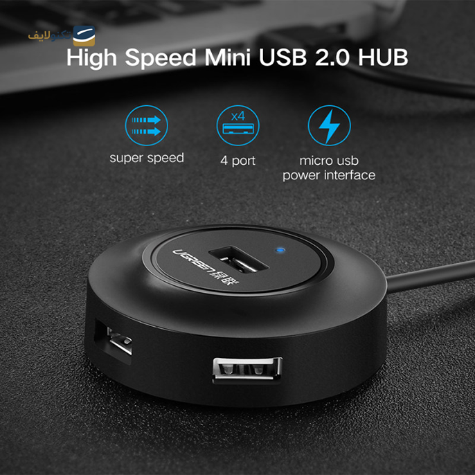 gallery-هاب USB-C یوگرین 4 پورت مدل CR106-gallery-0-TLP-10581.jpg