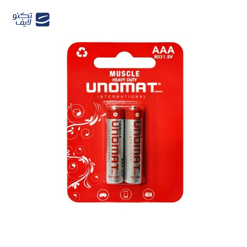 باتری قلمی یونومات مدل کارتی بسته دو عددی باتری قلمی یونومات مدل کارتی بسته دو عددی