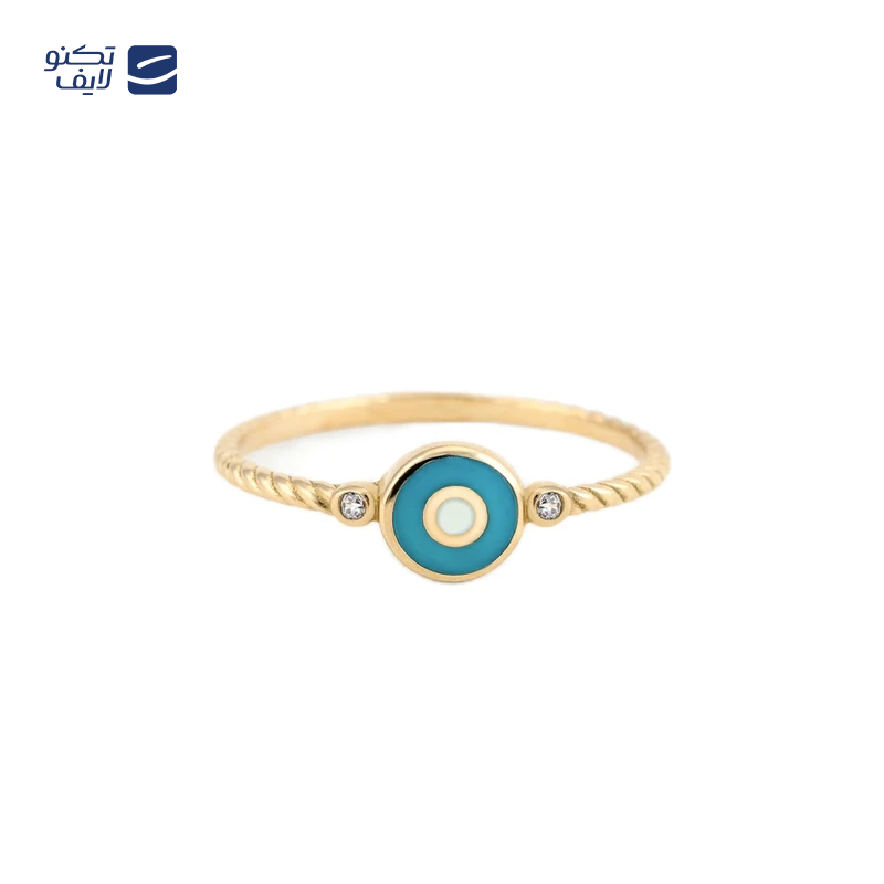 gallery-انگشتر طلا 18 عیار زنانه بان گالری مدل چشم نظر گرد سایز 53 copy.png