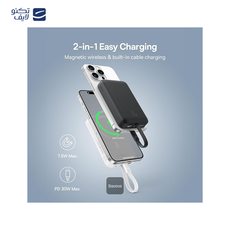gallery-پاوربانک باسئوس مدل Magnetic Mini Wireless P1002210B223 ظرفیت 10000 میلی آمپر ساعت توان 30 وات copy.png gallery-پاوربانک باسئوس مدل Magnetic Mini Wireless P1002210B223 ظرفیت 10000 میلی آمپر ساعت توان 30 وات copy.png