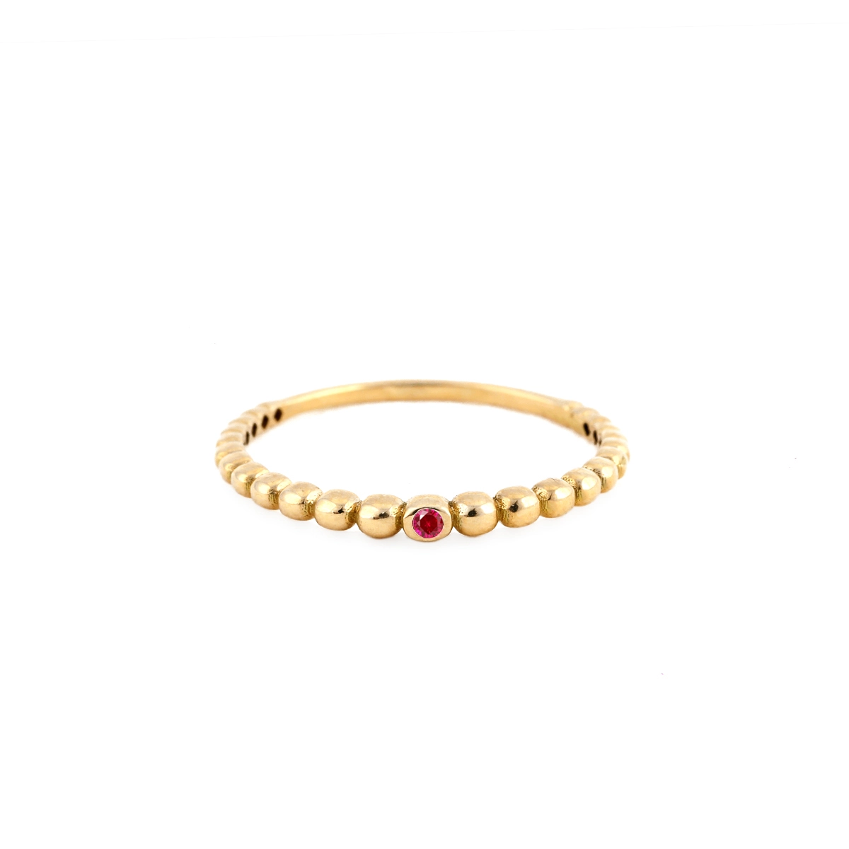 انگشتر طلای زنانه 18 عیار بان گالری مدل لانا باریک سرخابی انگشتر طلای زنانه 18 عیار بان گالری مدل لانا باریک سرخابی