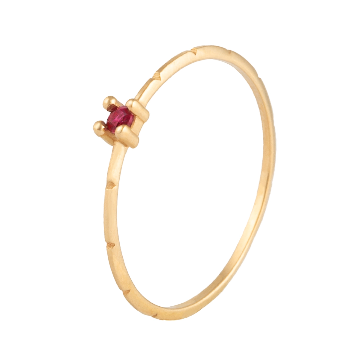 انگشتر طلای زنانه 18 عیار بان گالری مدل سولیتر لوکا اناری انگشتر طلای زنانه 18 عیار بان گالری مدل سولیتر لوکا اناری