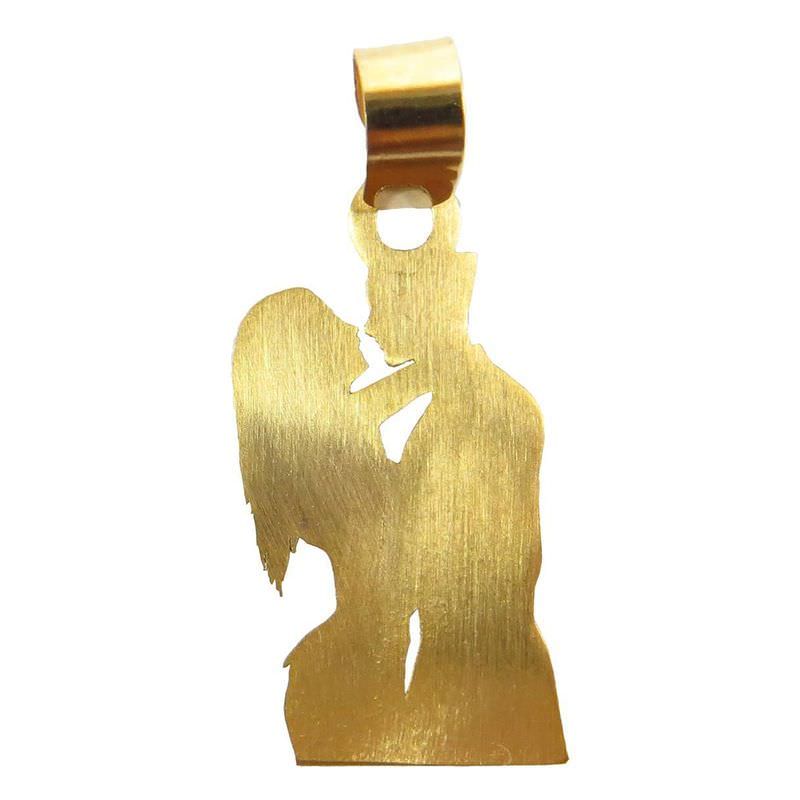 پلاک طلا 18عیار زنانه طرح عشاق