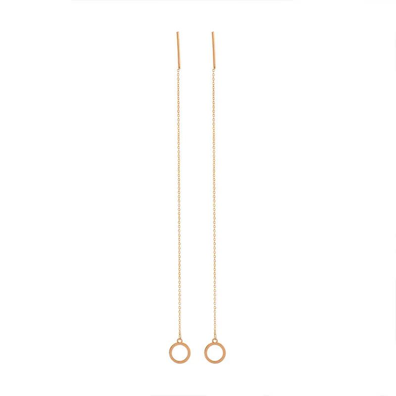 گوشواره طلا 18عیار طرح بخیه دایره تو خالی گوشواره طلا 18عیار طرح بخیه دایره تو خالی