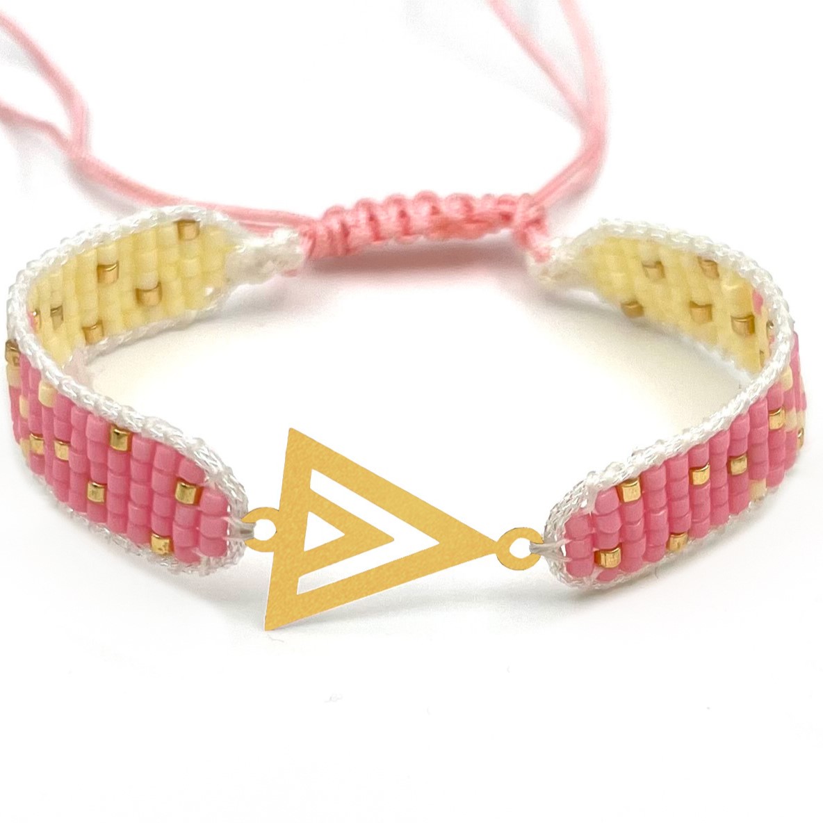 دستنبد طلا زنانه با پلاک طلا میوکی دیانا گالری کد09020