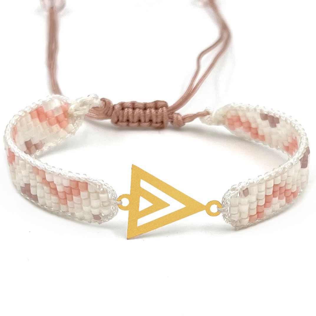 دستنبد طلا زنانه با پلاک طلا میوکی دیانا گالری کد08020