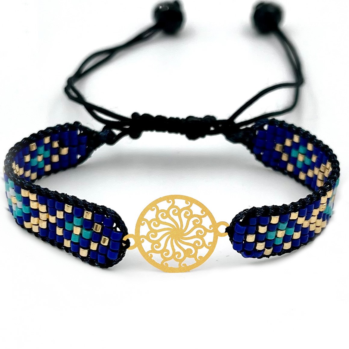 دستنبد طلا زنانه با پلاک طلا میوکی دیانا گالری کد04008