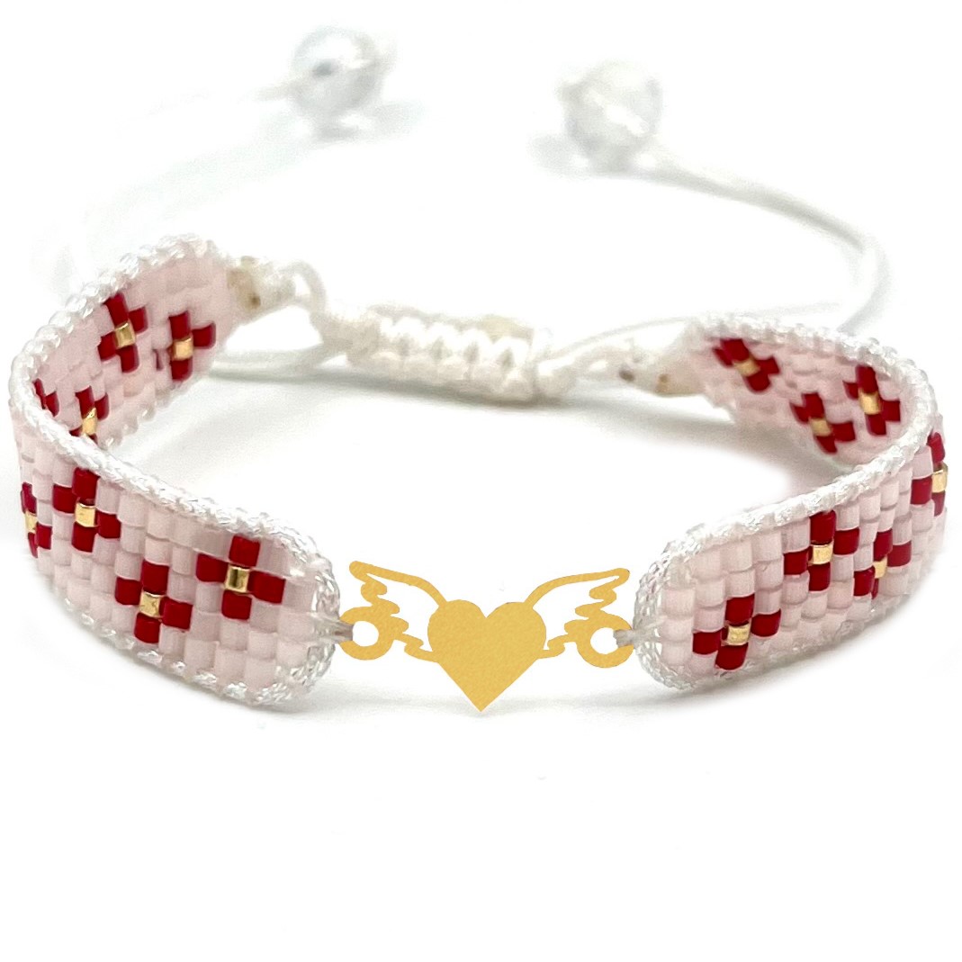 دستنبد طلا زنانه با پلاک طلا میوکی دیانا گالری کد03024