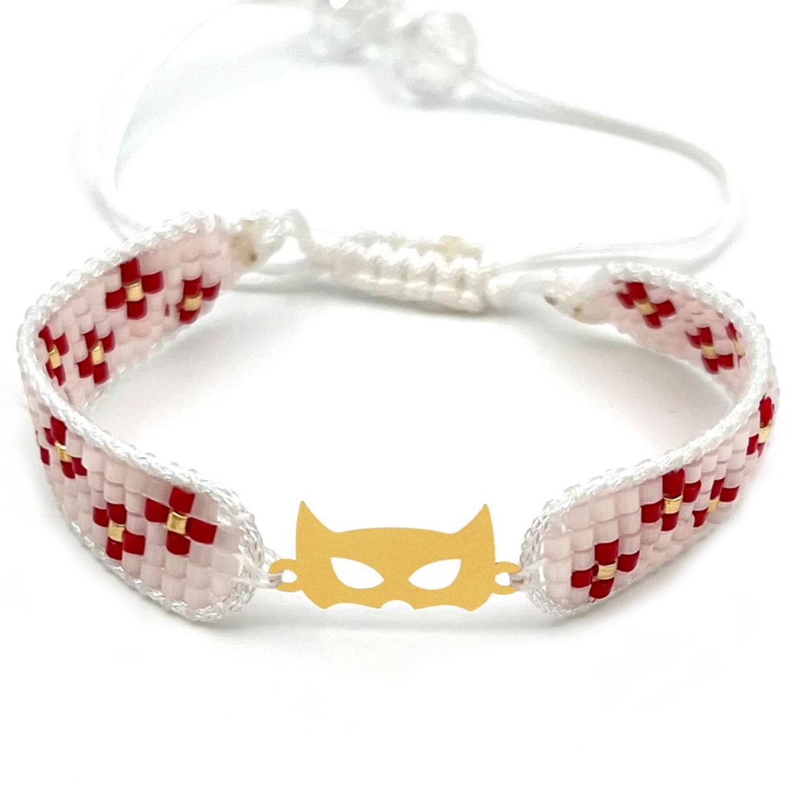 دستنبد طلا زنانه با پلاک طلا میوکی دیانا گالری کد03009