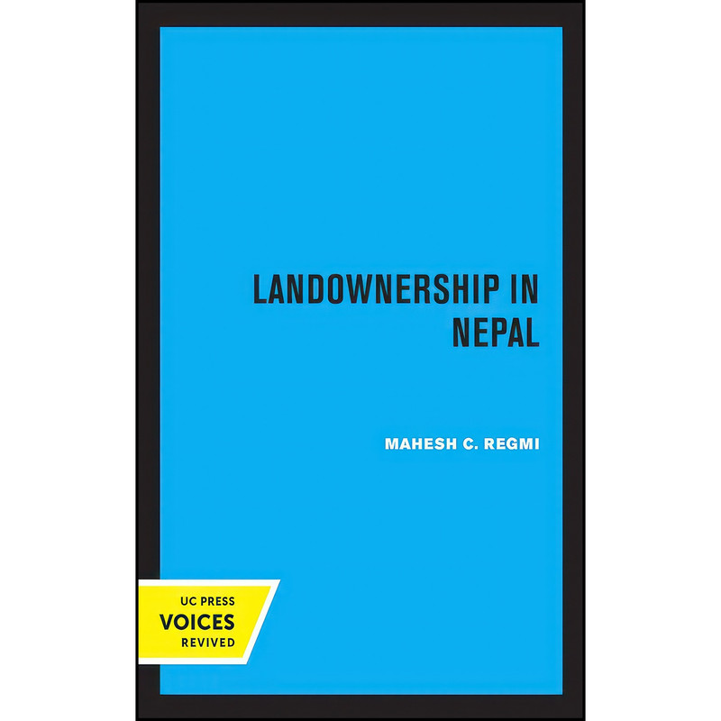 کتاب Landownership in Nepal اثر Mahesh Regmi انتشارات University of California Press