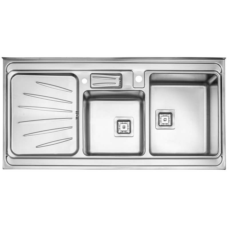 سینک ظرفشویی استیل البرز مدل 854 روکار سینک ظرفشویی استیل البرز مدل 854 روکار