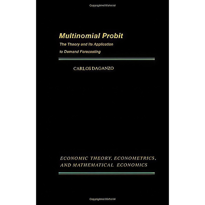 کتاب Multinomial Probit اثر Carlos Daganzo انتشارات Academic Press