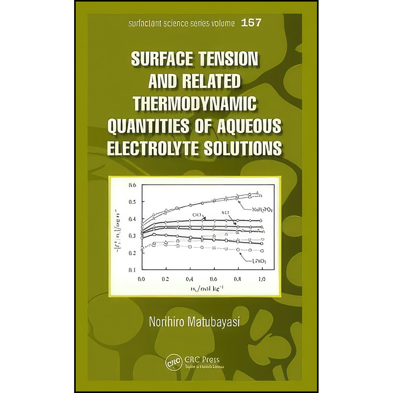 کتاب Surface Tension and Related Thermodynamic Quantities of Aqueous Electrolyte Solutions اثر Norihiro Matubayasiss انتشارات CRC Press