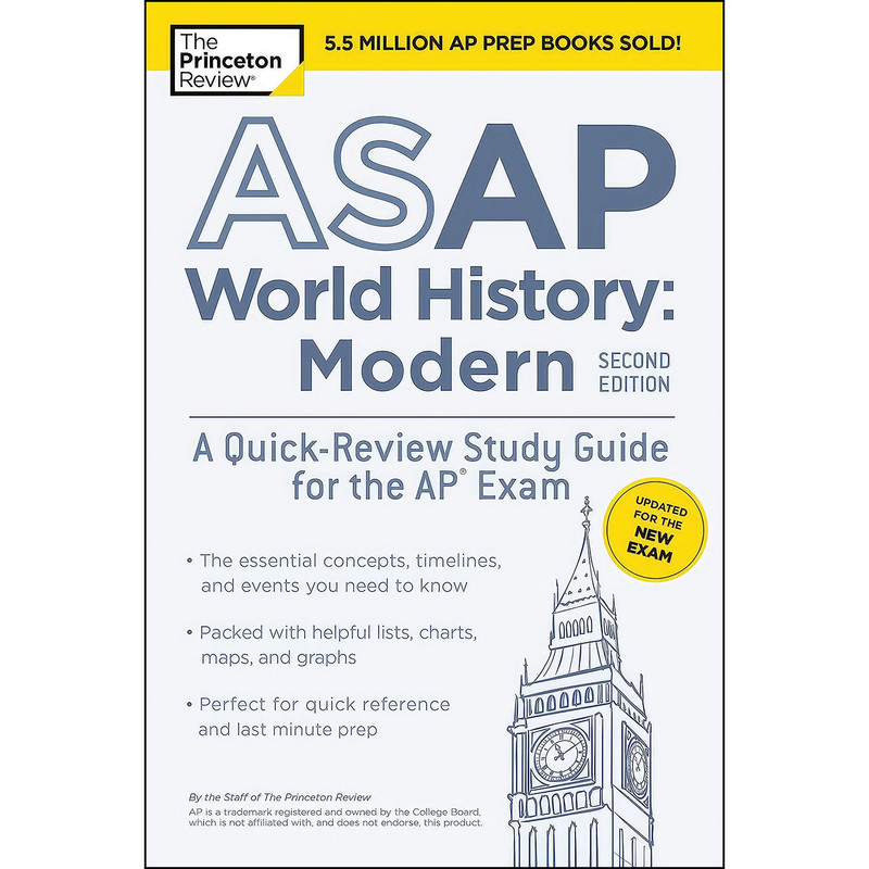 کتاب ASAP World History اثر The Princeton Review انتشارات Princeton Review کتاب ASAP World History اثر The Princeton Review انتشارات Princeton Review