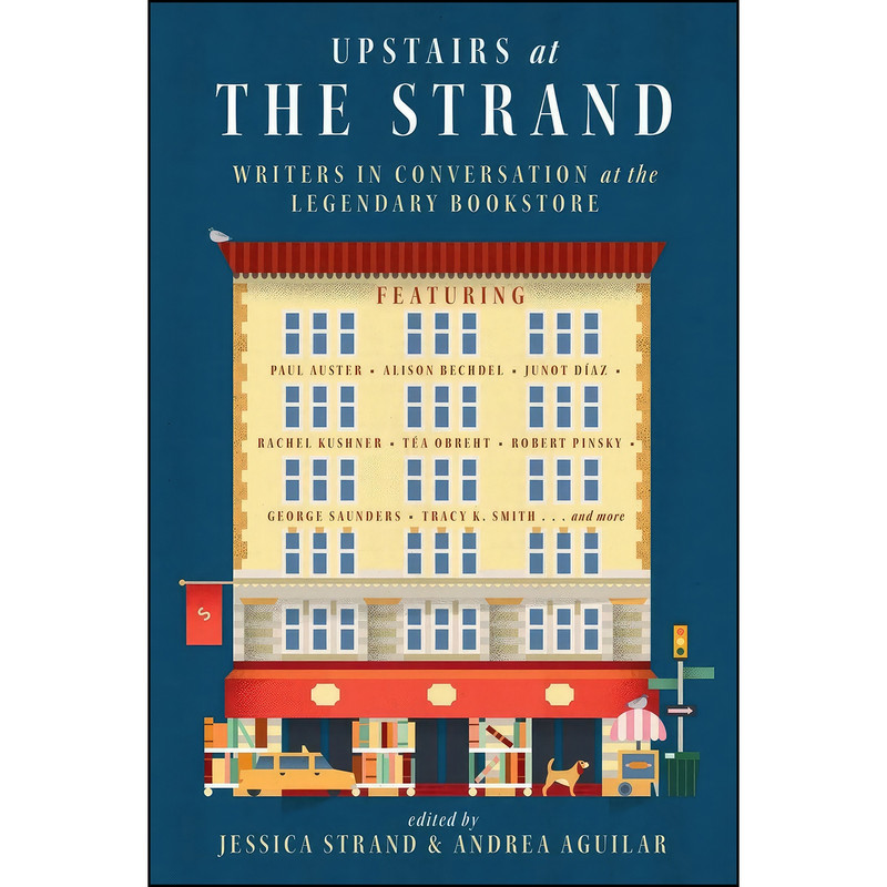 کتاب Upstairs at the Strand اثر Jessica Strand and Andrea Aguilar انتشارات W. W. Norton Company