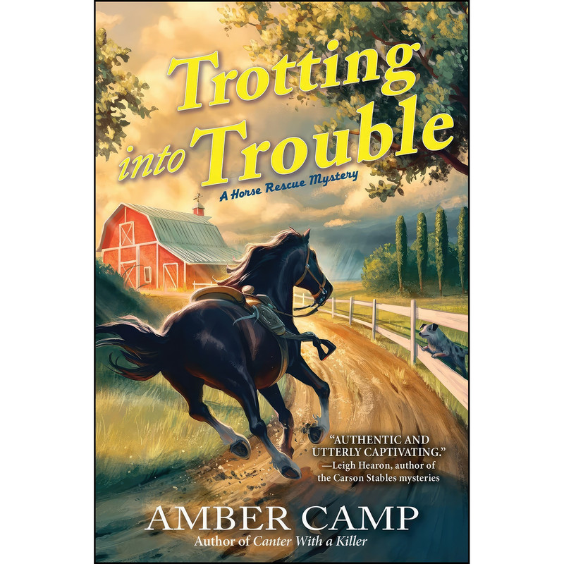 کتاب Trotting into Trouble اثر Amber Camp انتشارات Crooked Lane Books کتاب Trotting into Trouble اثر Amber Camp انتشارات Crooked Lane Books
