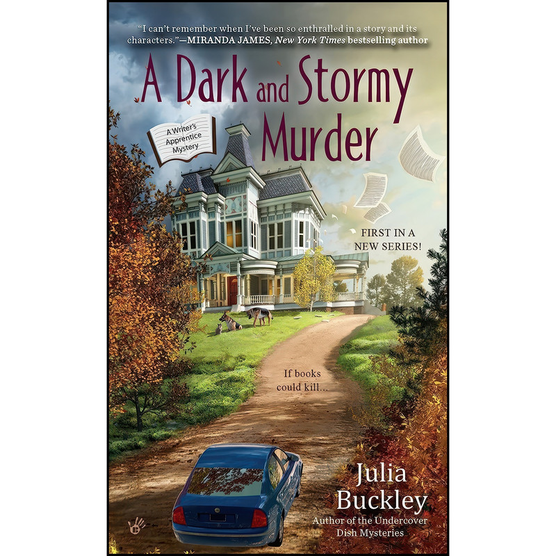 کتاب A Dark and Stormy Murder اثر Julia Buckley انتشارات Berkley کتاب A Dark and Stormy Murder اثر Julia Buckley انتشارات Berkley
