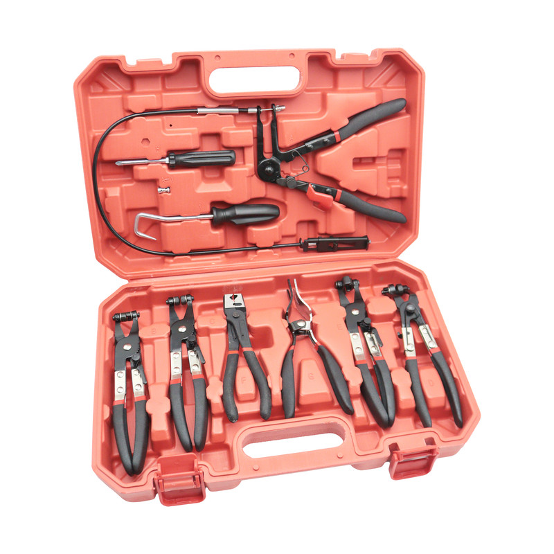 انبر بست شلنگ تاپکس مدل YP-09 مجموعه 9 عددی انبر بست شلنگ تاپکس مدل YP-09 مجموعه 9 عددی