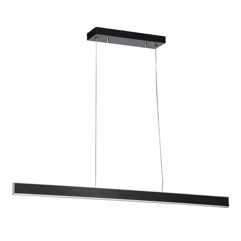 لوستر مدرن سقفی اتاق چشمه نور مدل L6431/80BK آفتابی