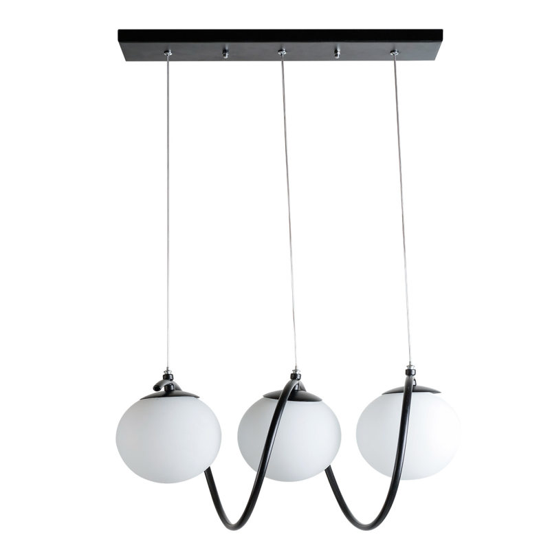 لوستر مدرن سقفی اتاق چشمه نور مدل A1263/3