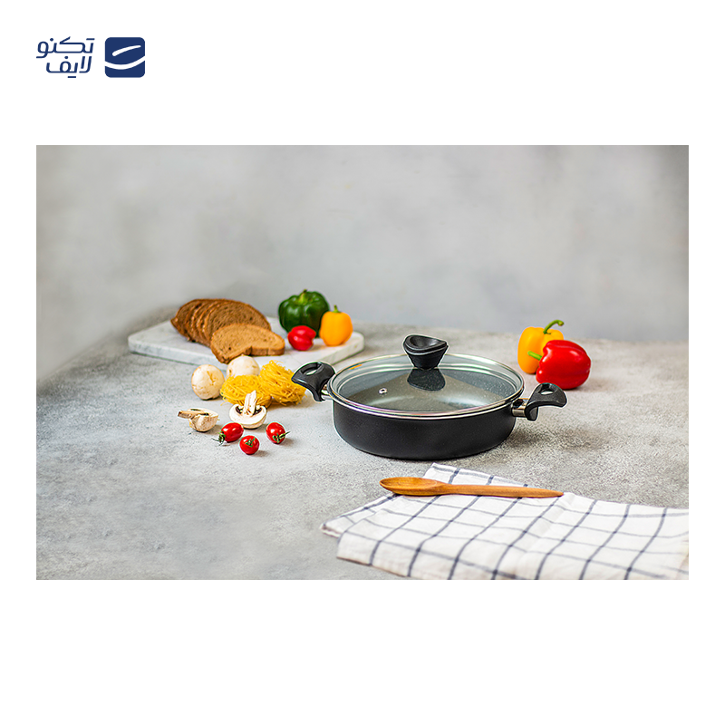 تابه دودسته تکنو مدل آنتیک سایز 32