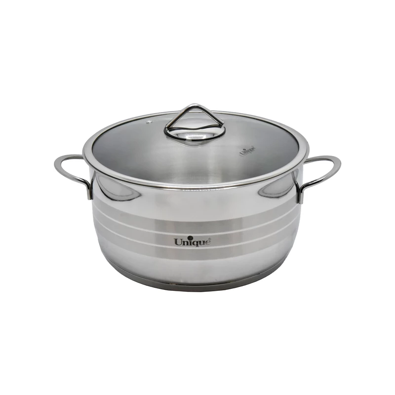 قابلمه یونیک مدل استیل کد 9915 سایز 28 قابلمه یونیک مدل استیل کد 9915 سایز 28