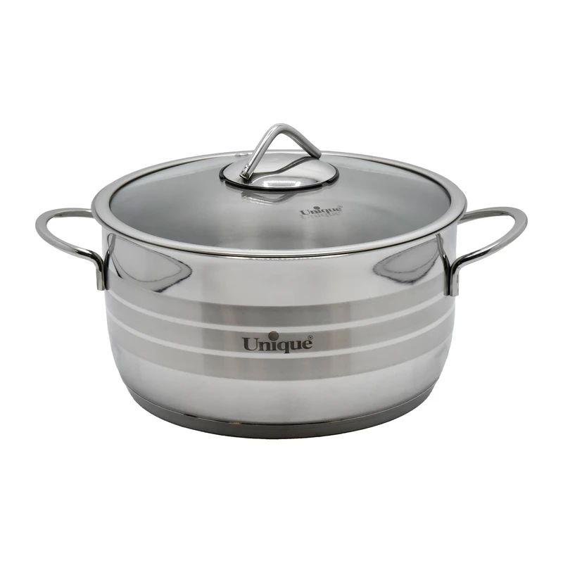 قابلمه یونیک مدل استیل کد 9911 سایز 24 قابلمه یونیک مدل استیل کد 9911 سایز 24