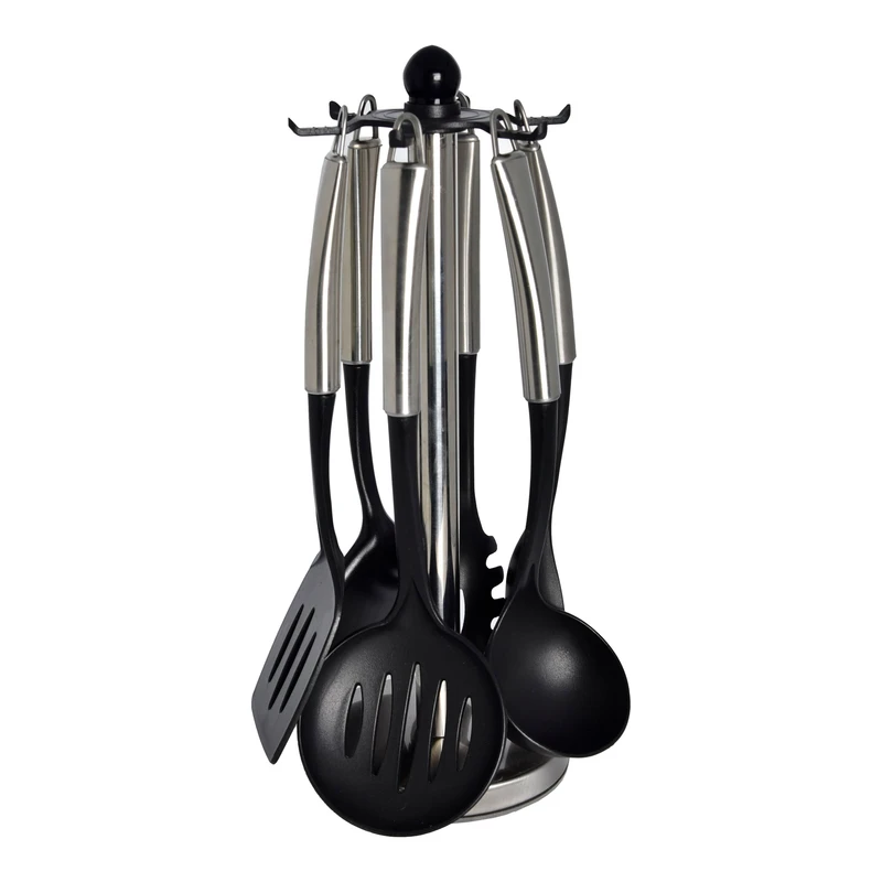 سرویس کفگیر و ملاقه 6 پارچه یونیک همراه استند کد 1196 سرویس کفگیر و ملاقه 6 پارچه یونیک همراه استند کد 1196