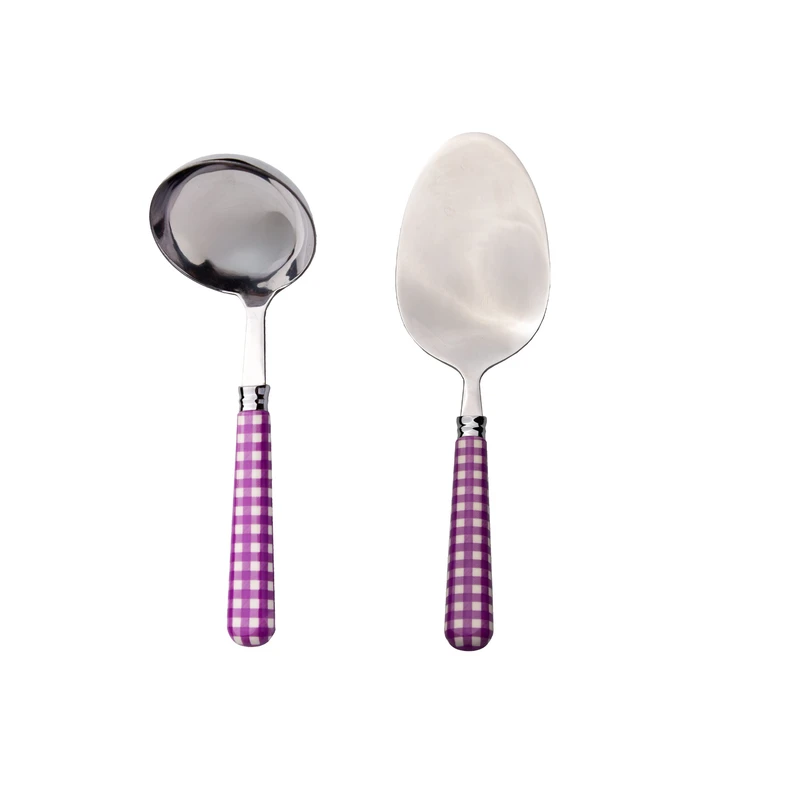 کفگیر و ملاقه سی اند اس مدل شطرنجی