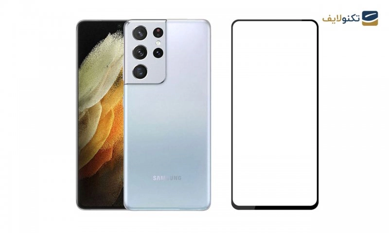 محافظ صفحه نمایش شیشه ای مناسب برای گوشی موبایل سامسونگ مدل Galaxy S21 Ultra 5G محافظ صفحه نمایش شیشه ای مناسب برای گوشی موبایل سامسونگ مدل Galaxy S21 Ultra 5G