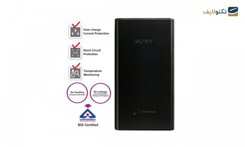 پاوربانک سونی مدل CP-S20 ظرفیت 20000 میلی آمپر ساعت