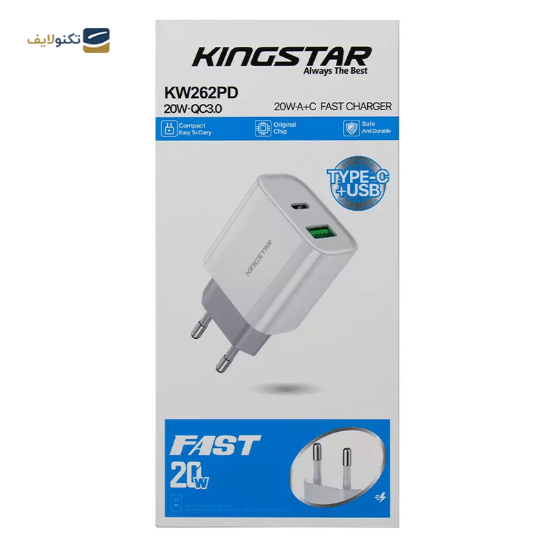 gallery-شارژر دیواری کینگ استار مدل KW242PD توان 20 وات copy.png gallery-شارژر دیواری کینگ استار مدل KW242PD توان 20 وات copy.png