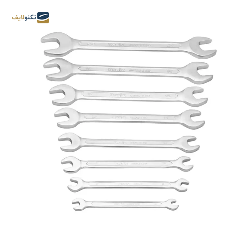 آچار تخت رونیکس مدل RH-2201 مجموعه 8 عددی آچار تخت رونیکس مدل RH-2201 مجموعه 8 عددی