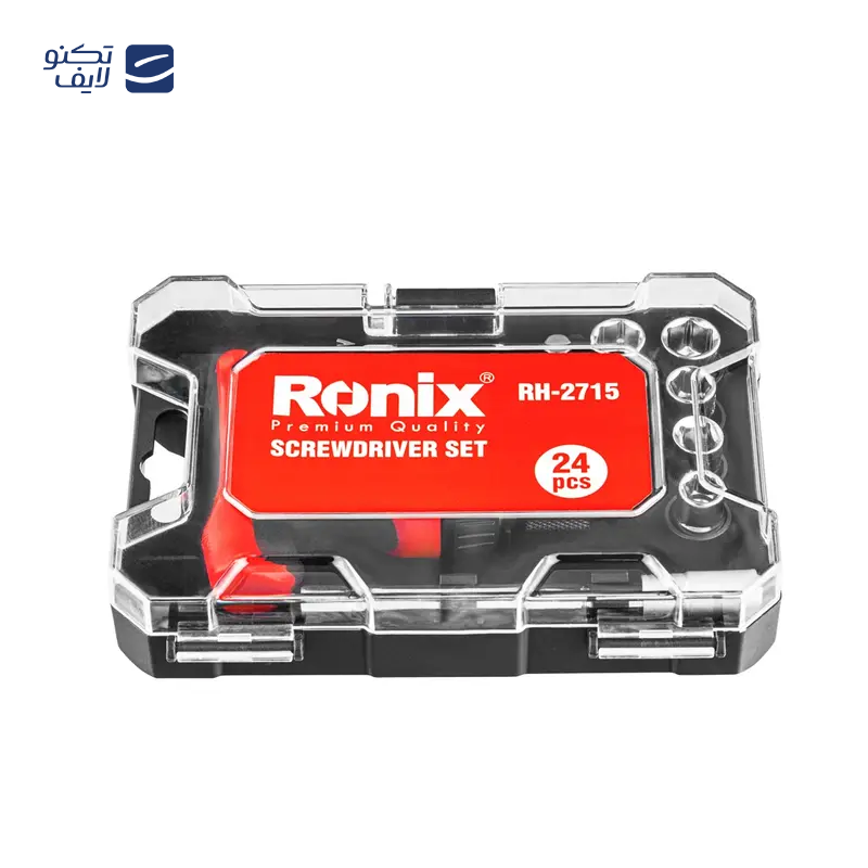 رابط سری پیچ گوشتی رونیکس مدل H2715R بسته 24 عددی رابط سری پیچ گوشتی رونیکس مدل H2715R بسته 24 عددی