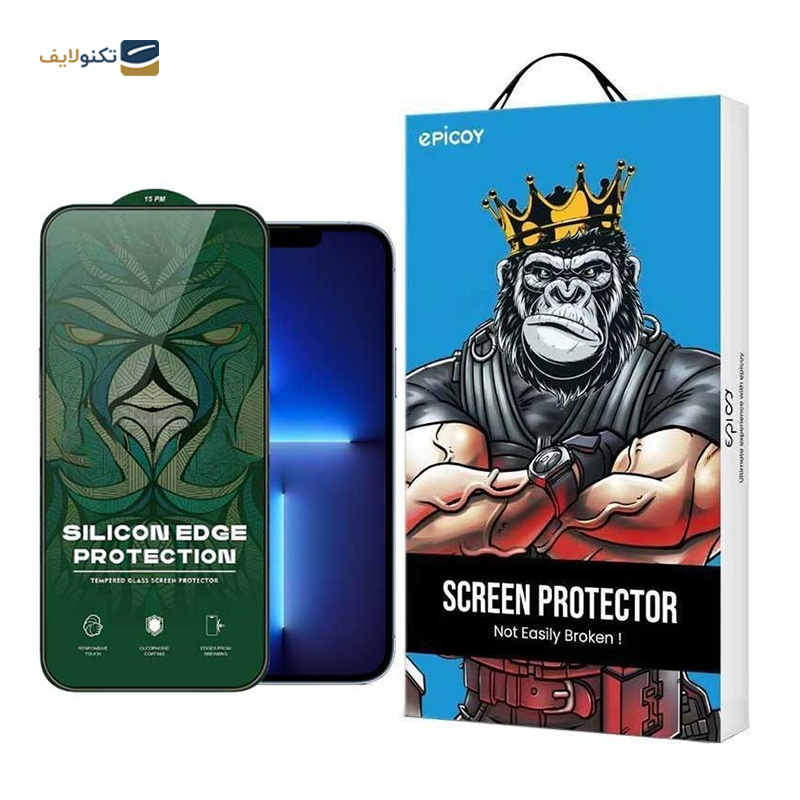 محافظ صفحه نمایش حریم شخصی اپیکوی مدل Silicon Edges Privacy مناسب برای گوشی موبایل اپل iPhone 15 Pro Max محافظ صفحه نمایش حریم شخصی اپیکوی مدل Silicon Edges Privacy مناسب برای گوشی موبایل اپل iPhone 15 Pro Max
