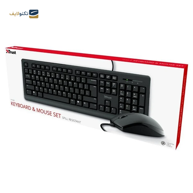 کیبورد و ماوس تراست مدل SET PRIMO WIRED کیبورد و ماوس تراست مدل SET PRIMO WIRED