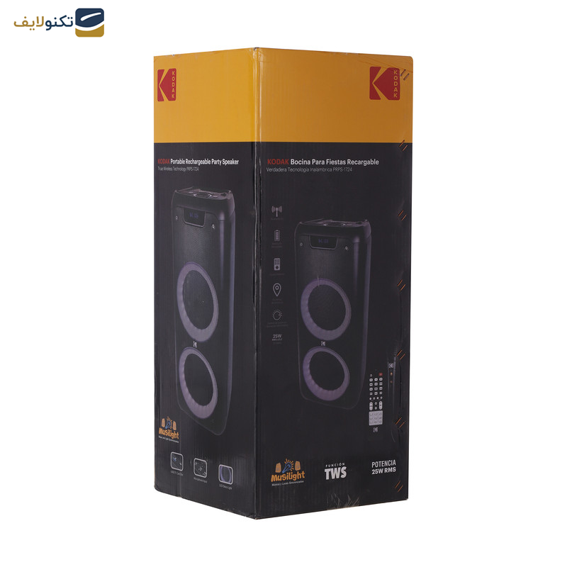 اسپیکر بلوتوثی قابل حمل کداک مدل PRPS-1724 اسپیکر بلوتوثی قابل حمل کداک مدل PRPS-1724