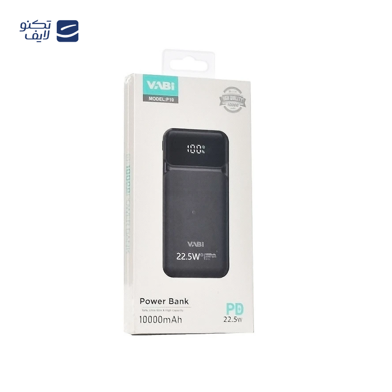 پاور بانک وابی مدل P10 ظرفیت 10000 میلی آمپر ساعت پاور بانک وابی مدل P10 ظرفیت 10000 میلی آمپر ساعت