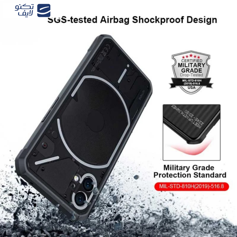 کاور زیفرند مدل Beatle مناسب برای گوشی موبایل ناتینگ Phone 2 کاور زیفرند مدل Beatle مناسب برای گوشی موبایل ناتینگ Phone 2