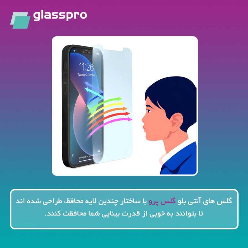 محافظ صفحه نمایش آنتی بلو گلس پرو مدل Resistant مناسب برای گوشی موبایل هوآوی Nova 12 Pro محافظ صفحه نمایش آنتی بلو گلس پرو مدل Resistant مناسب برای گوشی موبایل هوآوی Nova 12 Pro