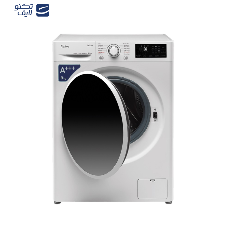 ماشین لباسشویی اتوماتیک جی پلاس مدل GWM-P87S ظرفیت 8 کیلوگرم ماشین لباسشویی اتوماتیک جی پلاس مدل GWM-P87S ظرفیت 8 کیلوگرم