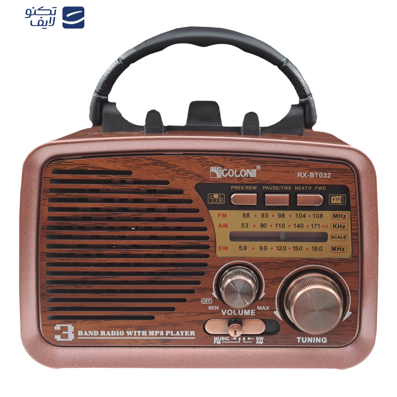 رادیو گولون مدل RX-BT032 رادیو گولون مدل RX-BT032