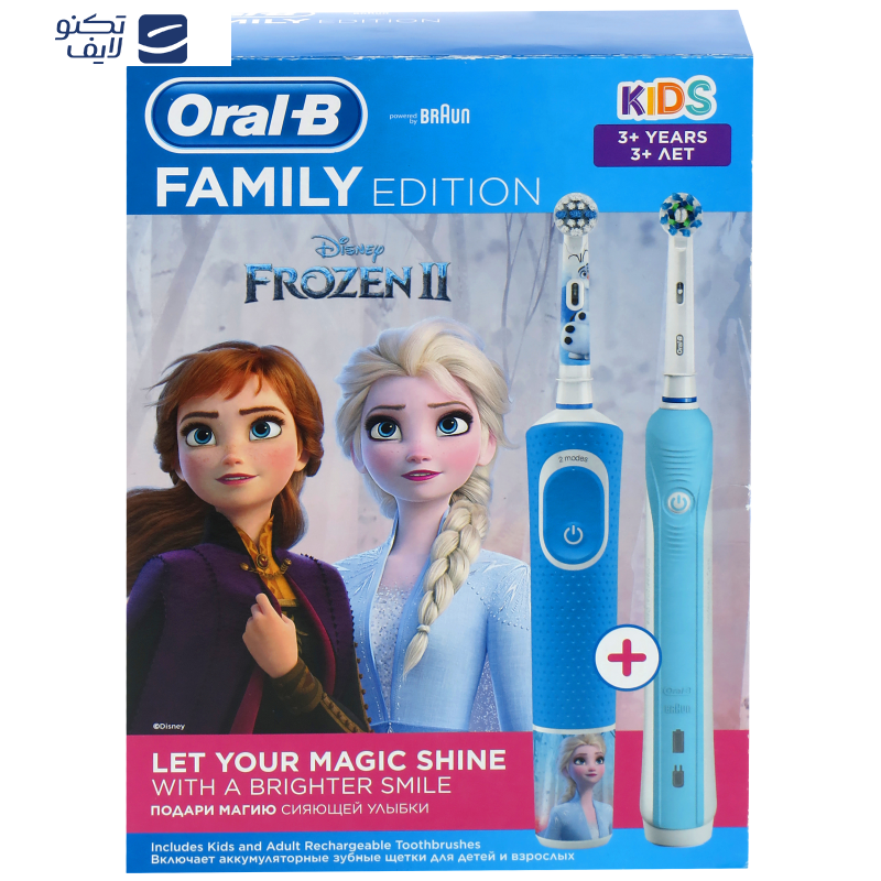 مسواک برقی اورال-بی مدل FAMILY EDITION مجموعه 2 عددی مسواک برقی اورال-بی مدل FAMILY EDITION مجموعه 2 عددی
