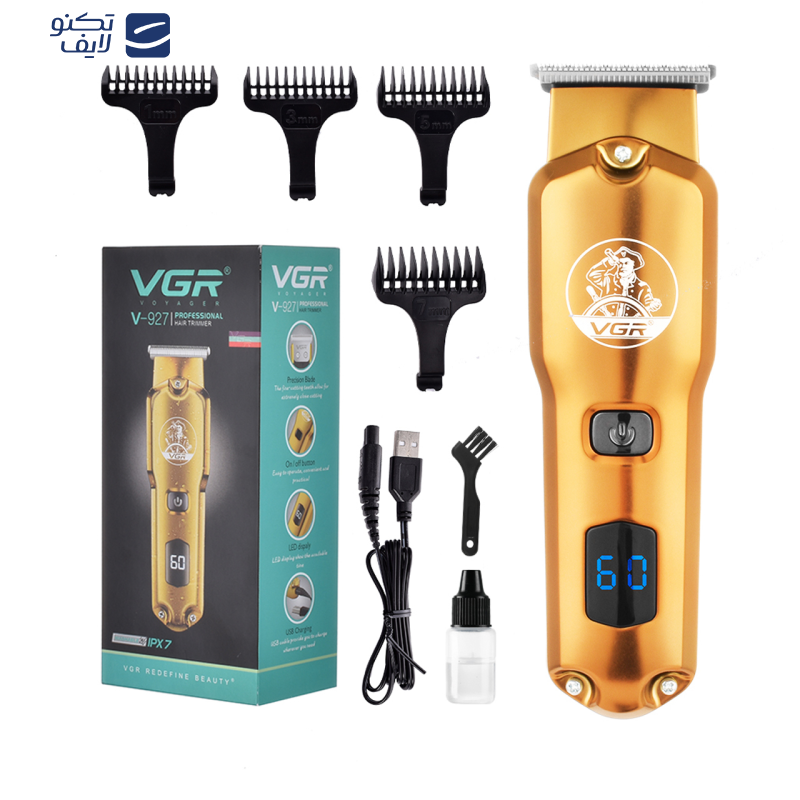 ماشین اصلاح موی سر و صورت وی جی ار مدل 927