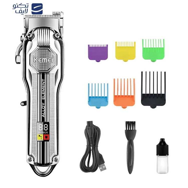 ماشین اصلاح موی سر و صورت کیمی مدل KM-517 ماشین اصلاح موی سر و صورت کیمی مدل KM-517