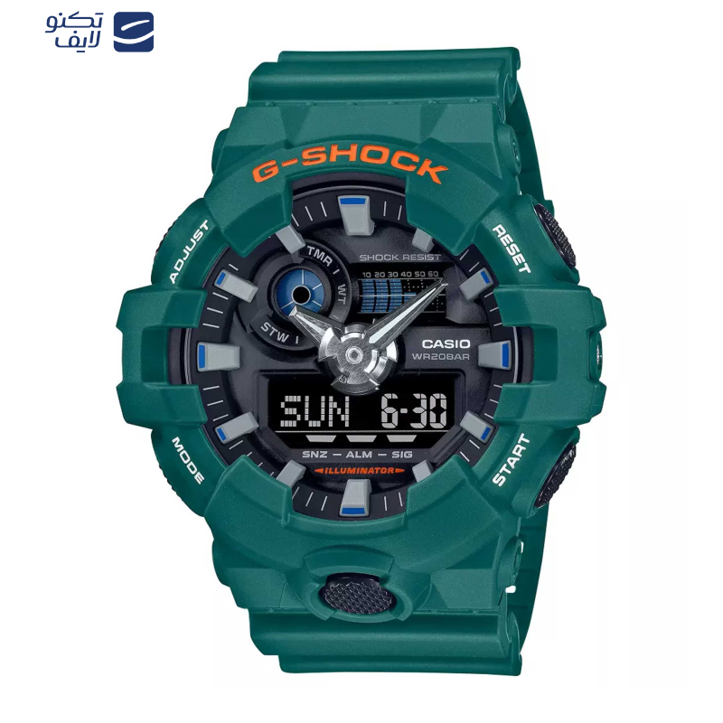 ساعت مچی عقربه‌ای مردانه کاسیو مدل GA-700SC-3ADR