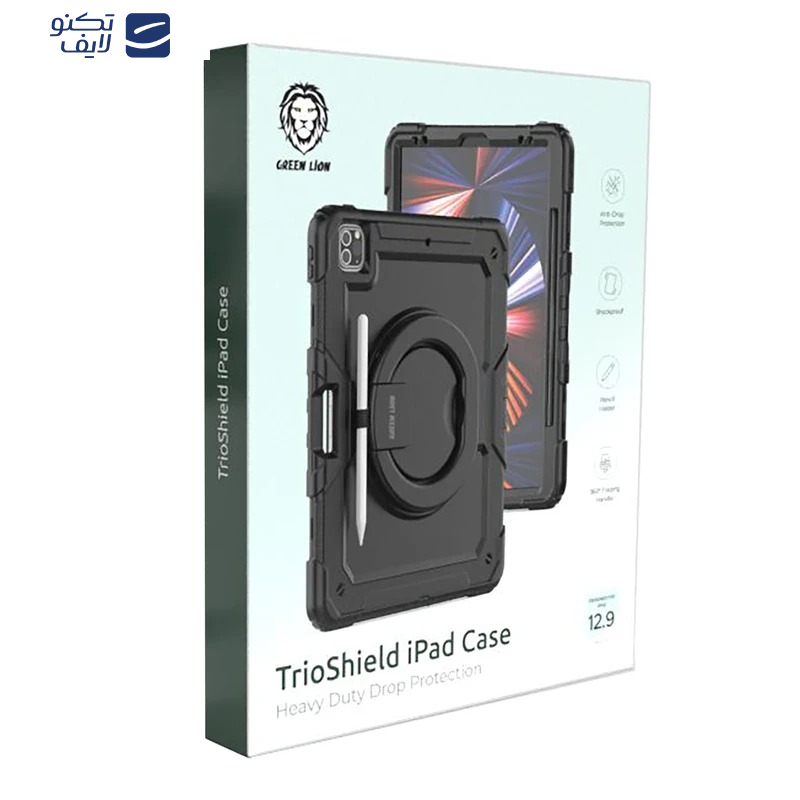 کاور گرین لاین مدل TrioShield مناسب برای تبلت اپل iPad 12.9 Inch  کاور گرین لاین مدل TrioShield مناسب برای تبلت اپل iPad 12.9 Inch