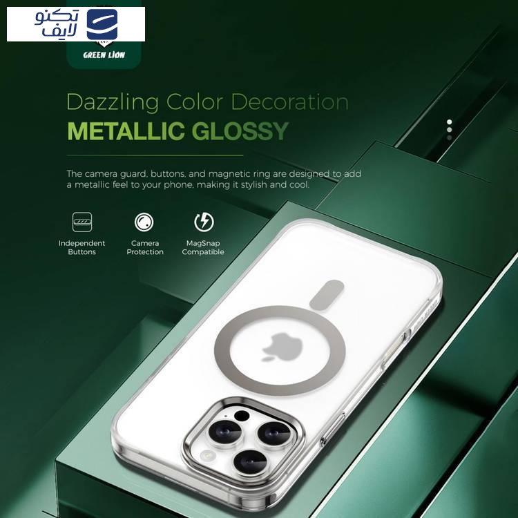 کاور گرین لاین مدل GNMTMG16PMSL مناسب برای گوشی موبایل اپل iPhone 16 Pro Max کاور گرین لاین مدل GNMTMG16PMSL مناسب برای گوشی موبایل اپل iPhone 16 Pro Max
