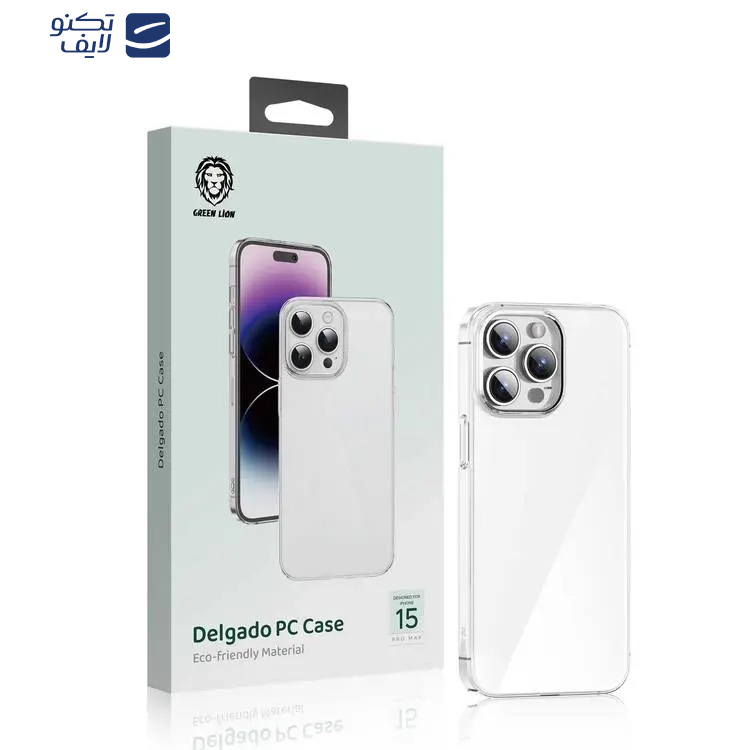 کاور گرین مدل Delgado Pc Case مناسب برای گوشی موبایل اپل iphone 15 pro max کاور گرین مدل Delgado Pc Case مناسب برای گوشی موبایل اپل iphone 15 pro max